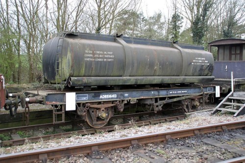 BR  ADB 936413 (frame only) Plate Wagon built 1961