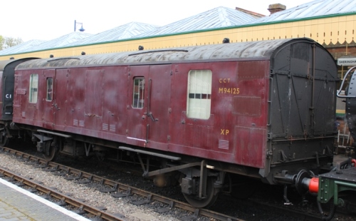 BR  M94125 Four-wheel CCT (Covered Carriage Truck) built 1958