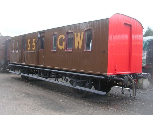 GWR  55 Mess/Riding Van built 1908