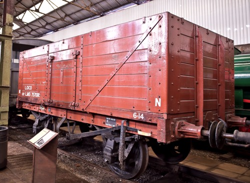 LMSR  757090 Loco Coal Wagon built 1940