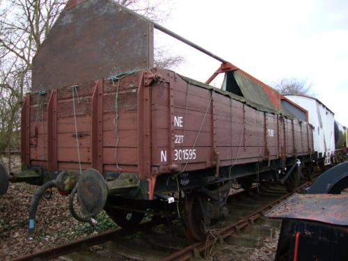 LNER  301595 Tube Wagon built 1947
