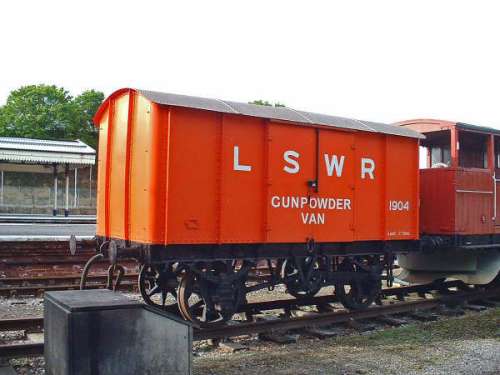 LSWR  1380 (fictitious) Gunpowder Van built 1912