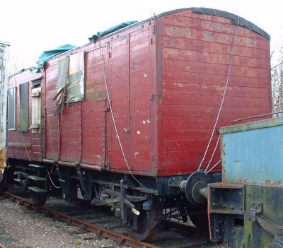LNER  Four-wheel Horse Box, later 'Cashier's Coach' built 1954